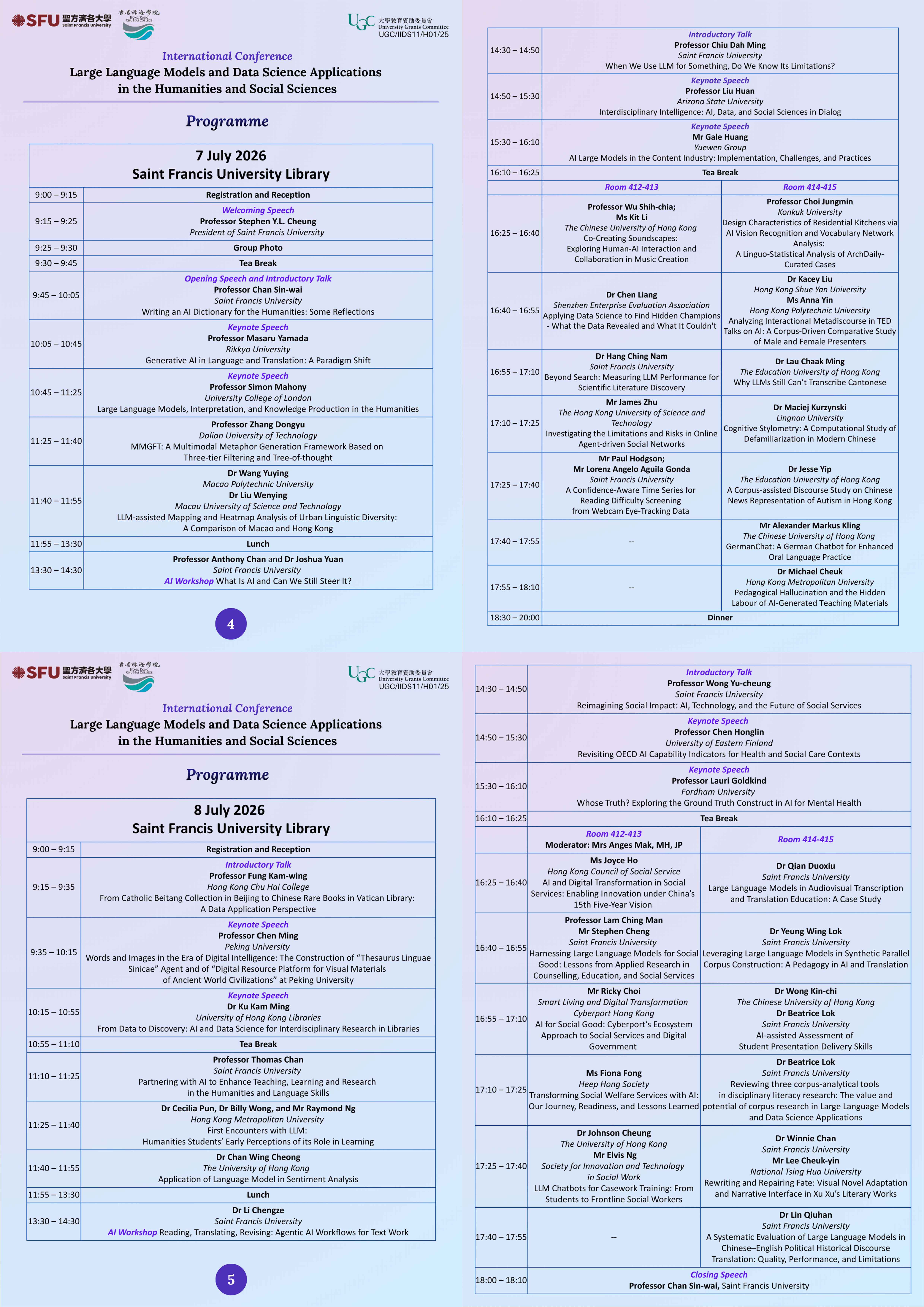 Programme